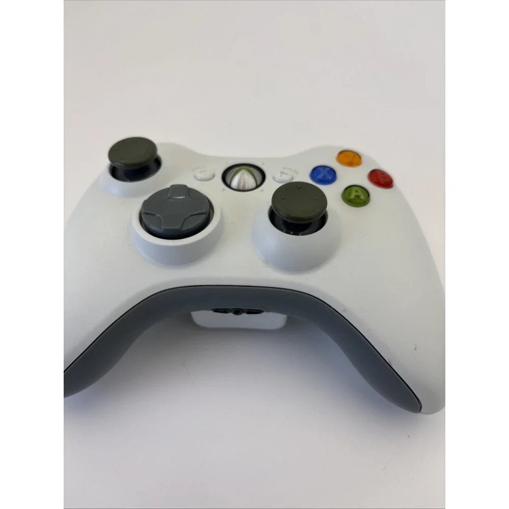 Official OEM Microsoft Xbox 360 Wireless Controller White PARTS ONLY No Cover